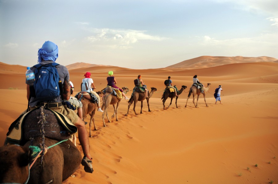 Où trouver une carte détaillée du désert marocain ?