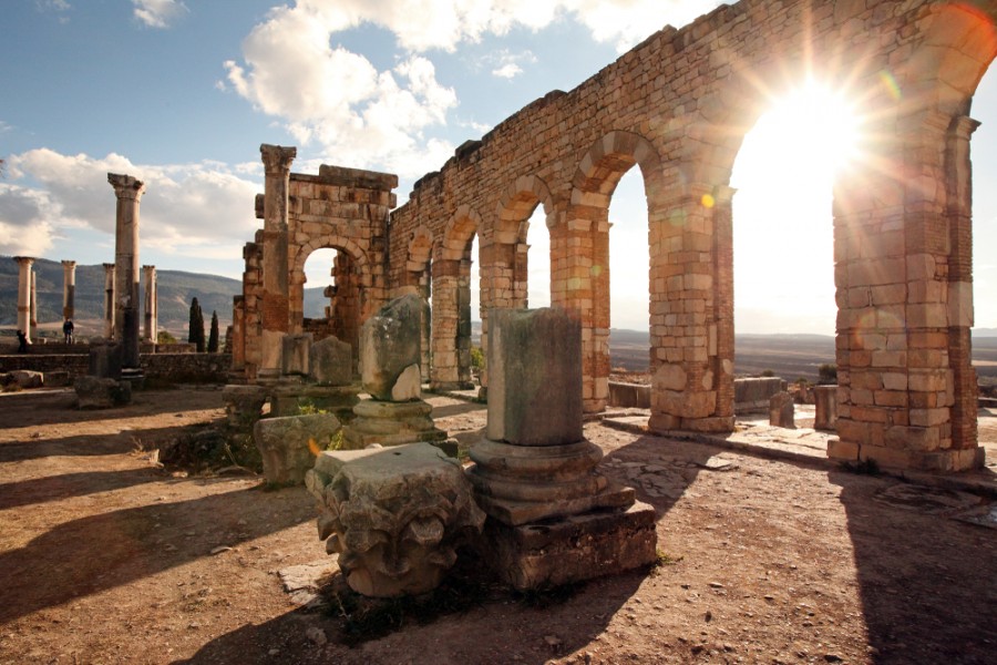 Découverte du site historique Volubilis au Maroc